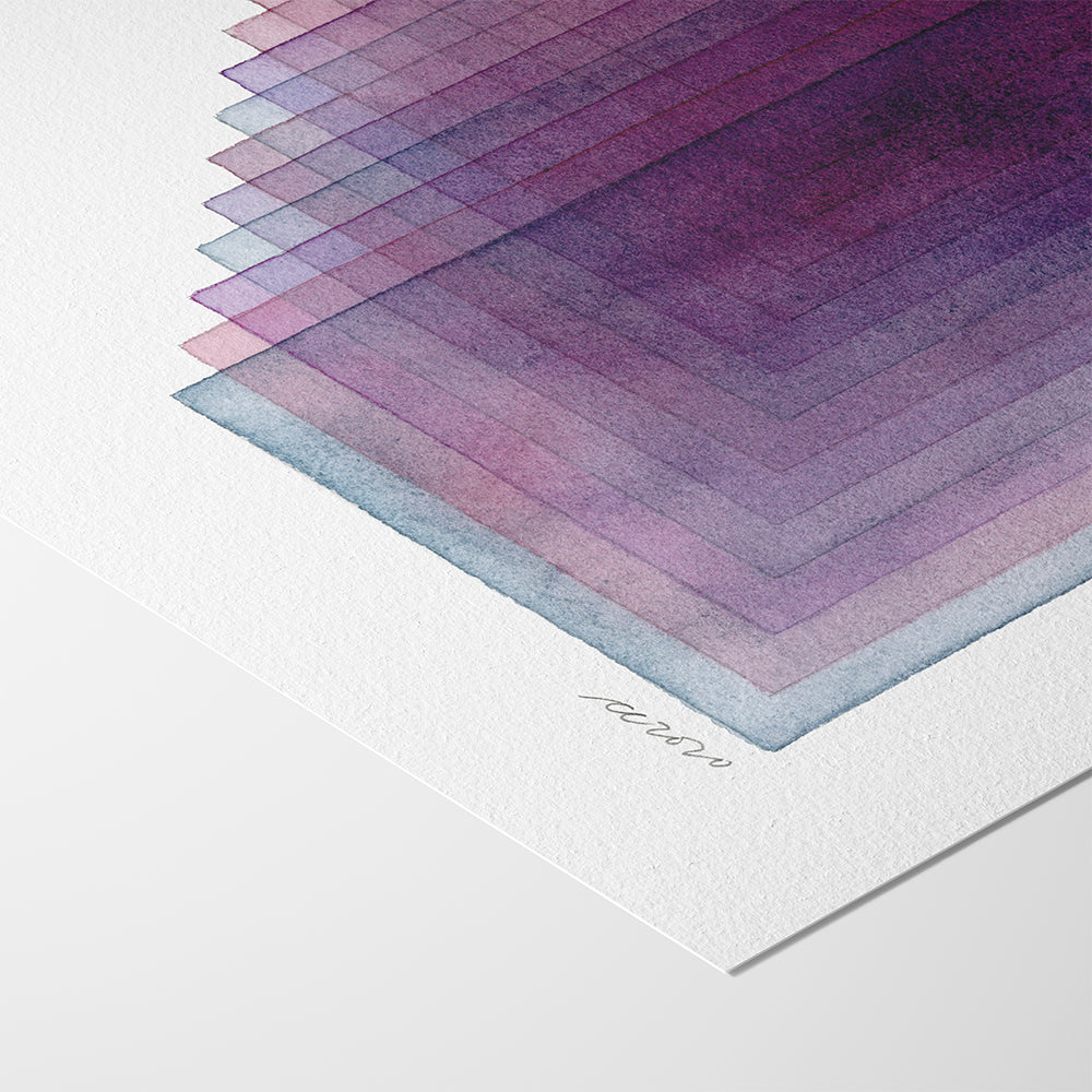 "Closer Look" Modern Watercolor Art Print
