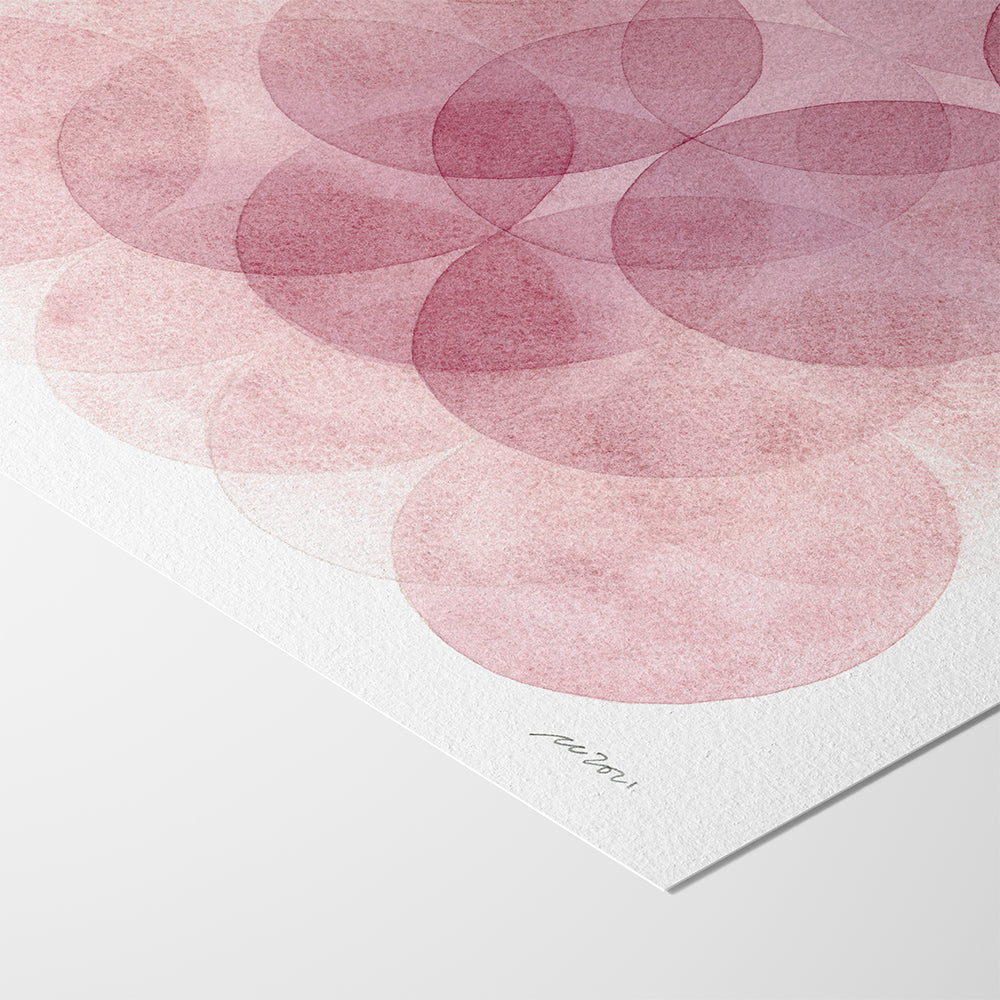 "Chroma Field 1" Modern Watercolor Art Print