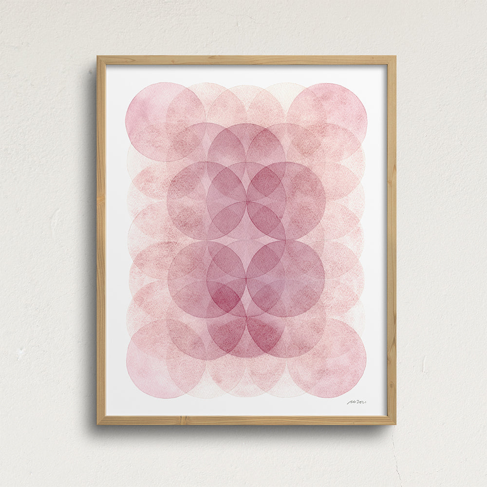 "Chroma Field 1" Modern Watercolor Art Print