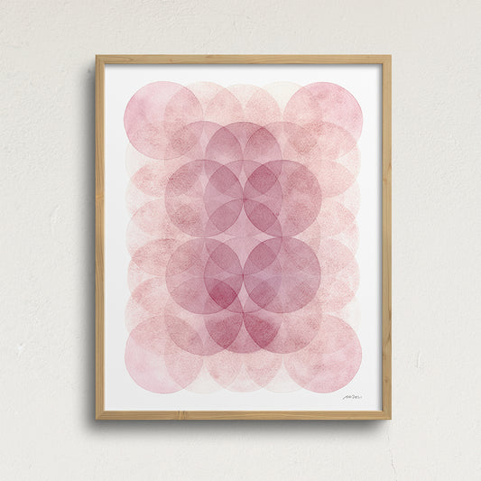 "Chroma Field 1" Modern Watercolor Art Print
