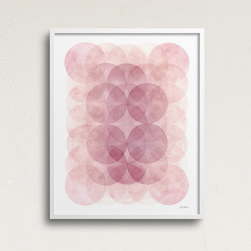 "Chroma Field 1" Modern Watercolor Art Print
