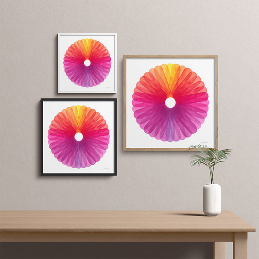 "Spring Bloom" Modern Watercolor Art Print