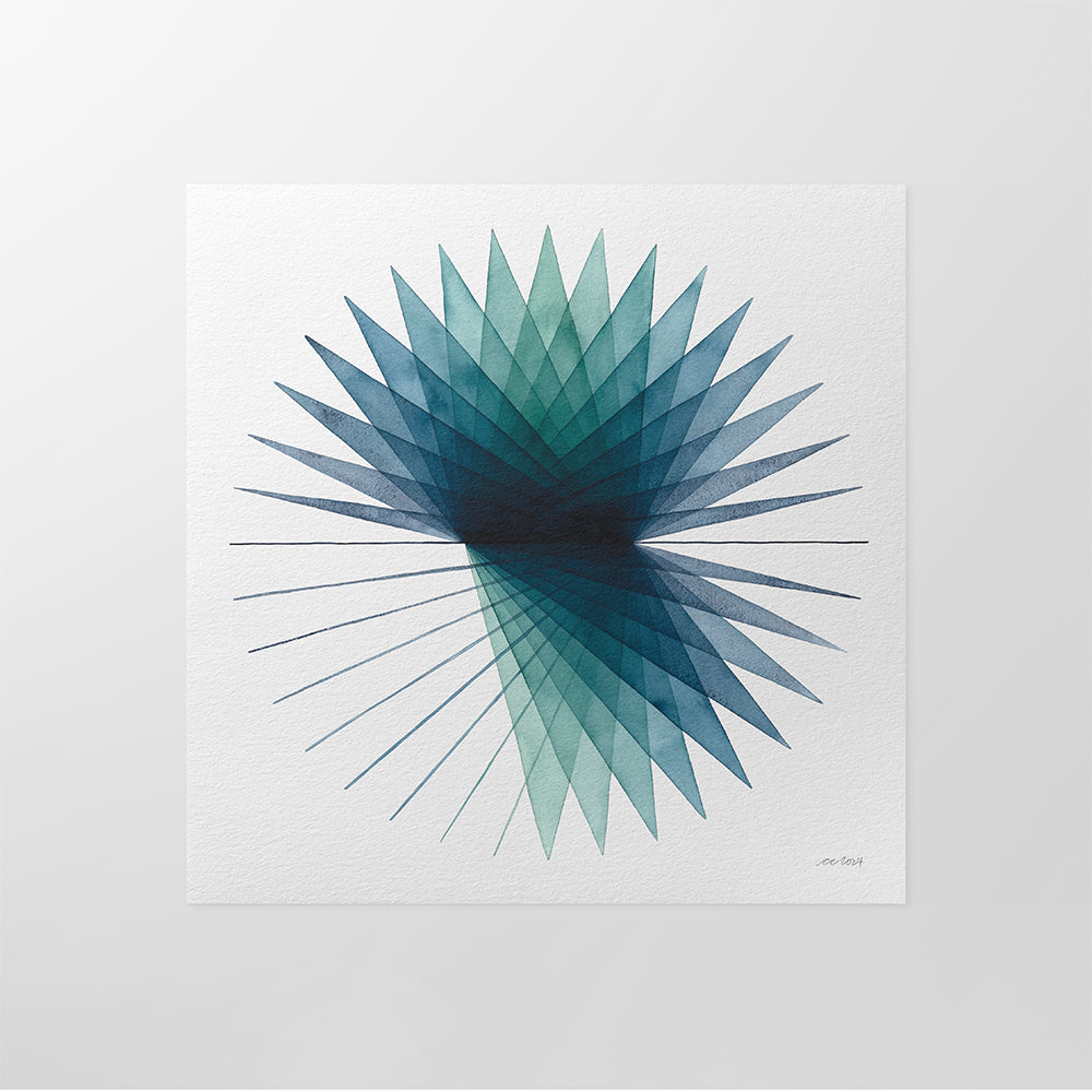 "Infinite Moment" Modern Watercolor Art Print