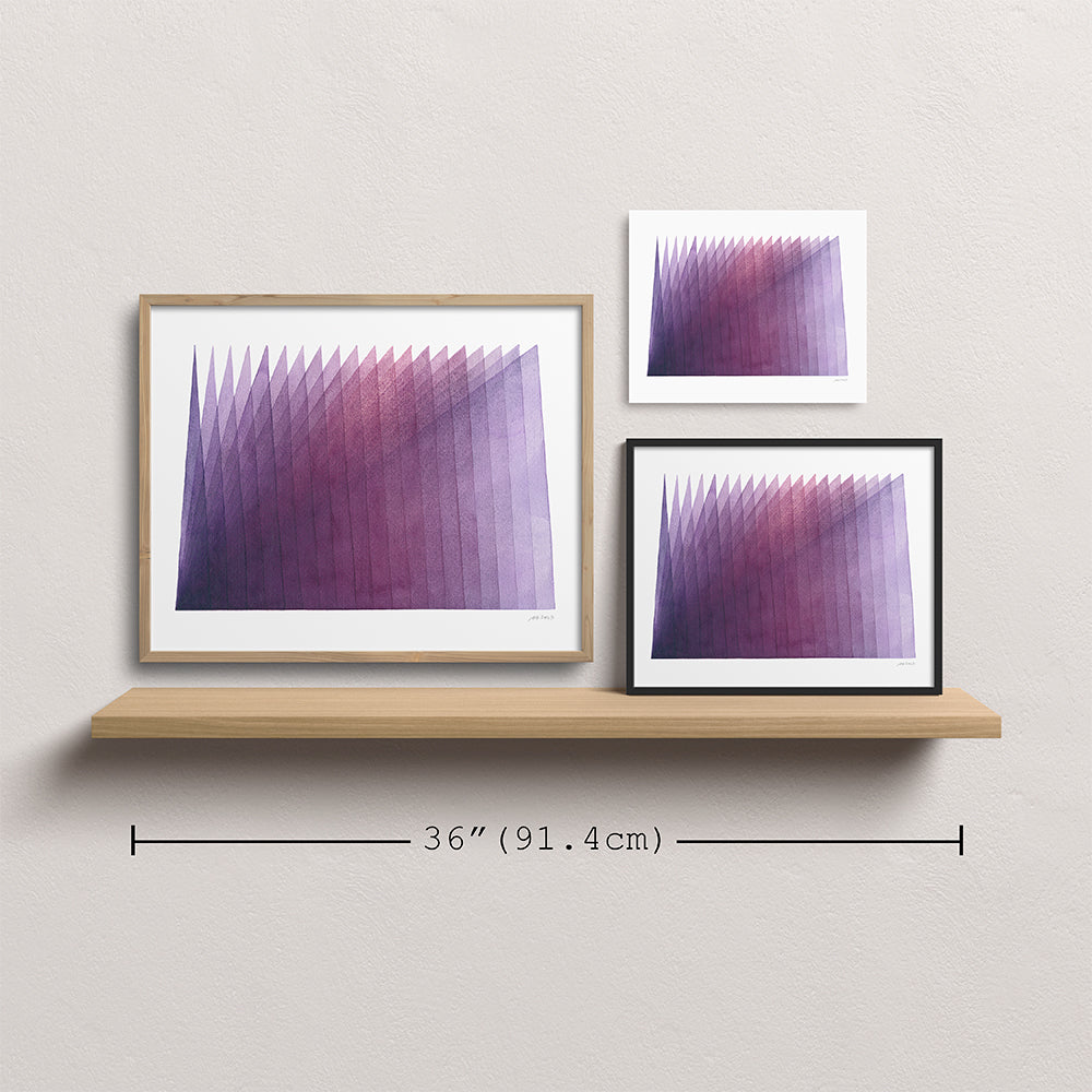 "Shape Shift" Modern Watercolor Art Print