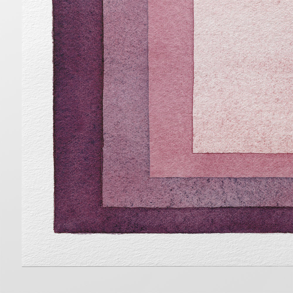 "Looking In" Modern Watercolor Art Print