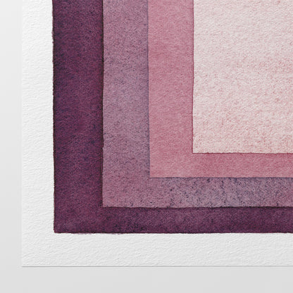 "Looking In" Modern Watercolor Art Print