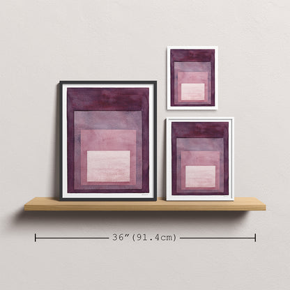 "Looking In" Modern Watercolor Art Print