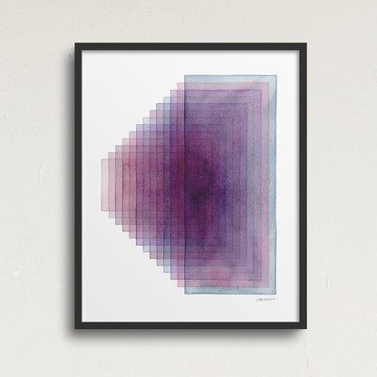 "Closer Look" Modern Watercolor Art Print
