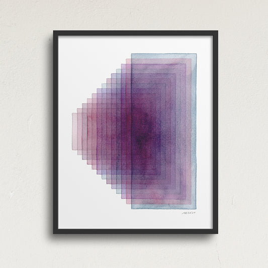 "Closer Look" Modern Watercolor Art Print