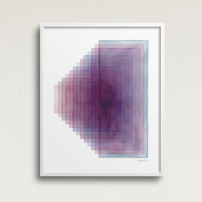"Closer Look" Modern Watercolor Art Print