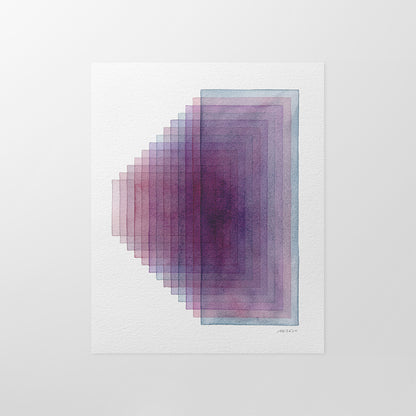 "Closer Look" Modern Watercolor Art Print