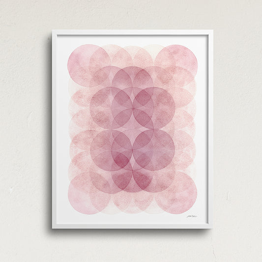"Chroma Field 1" Modern Watercolor Art Print