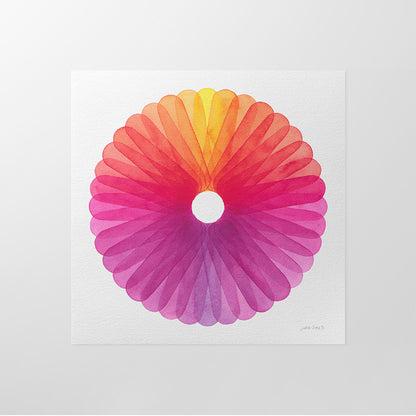 "Spring Bloom" Modern Watercolor Art Print
