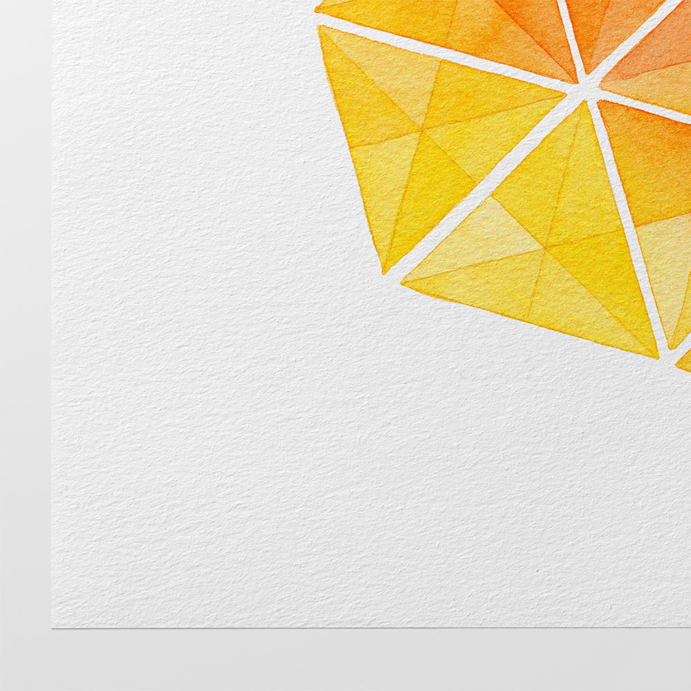"Summer Tango" Modern Watercolor Art Print