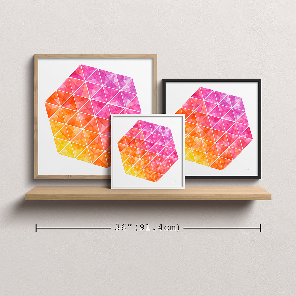 "Summer Tango" Modern Watercolor Art Print