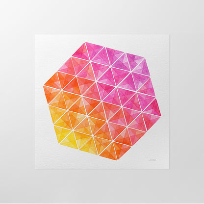 "Summer Tango" Modern Watercolor Art Print