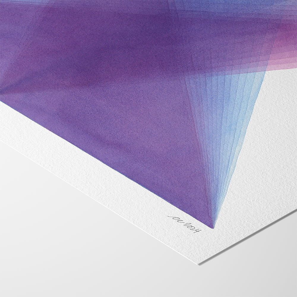 "Rise Above" Modern Watercolor Art Print