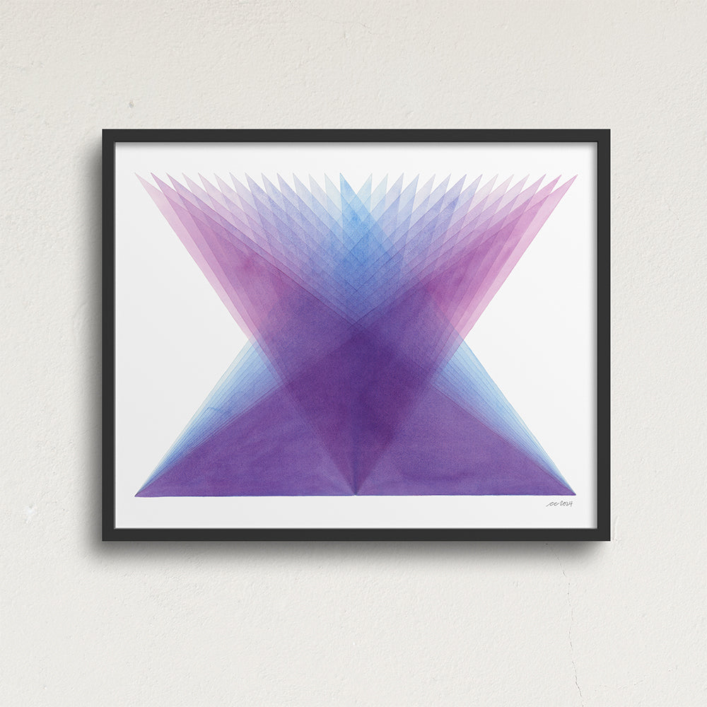 "Rise Above" Modern Watercolor Art Print
