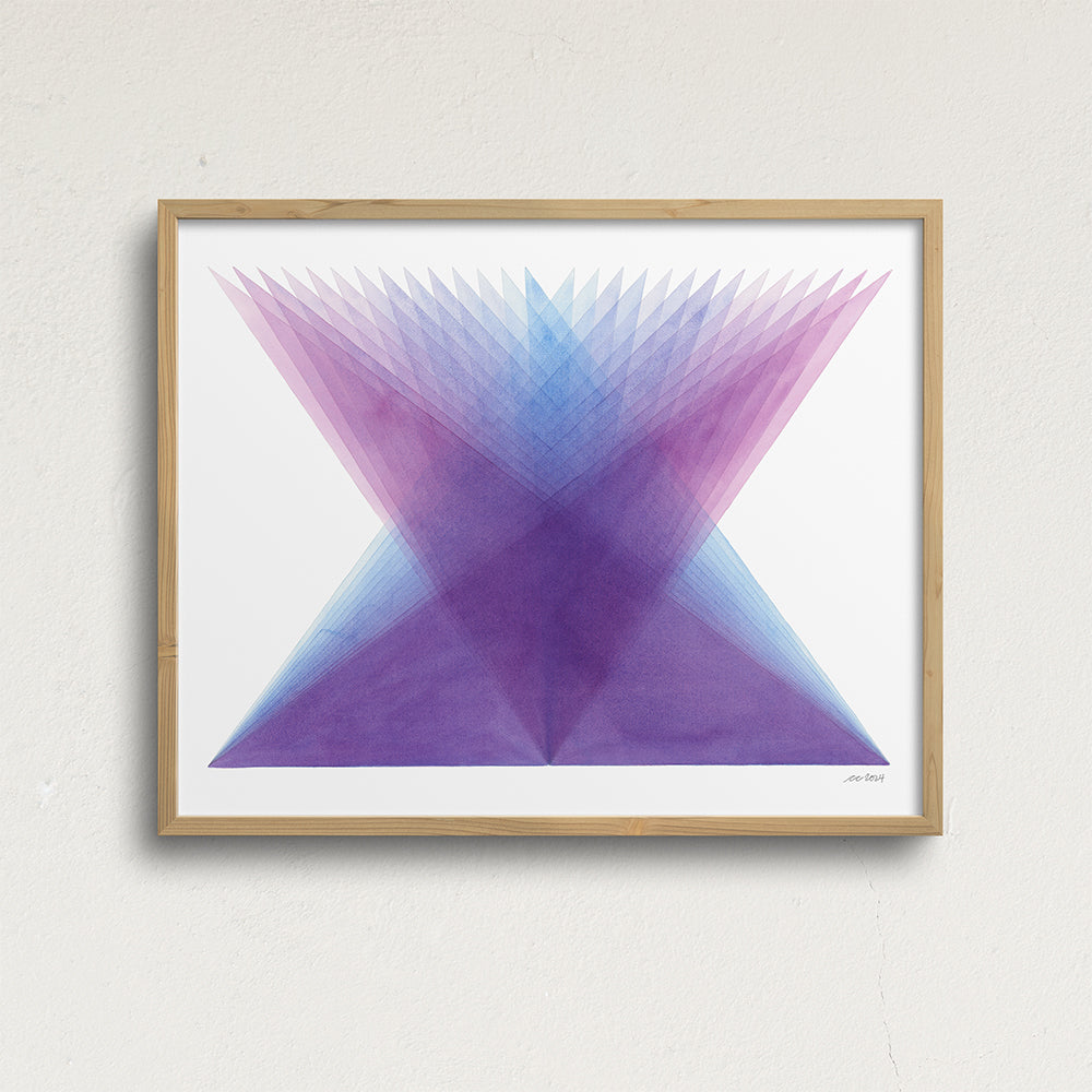 "Rise Above" Modern Watercolor Art Print