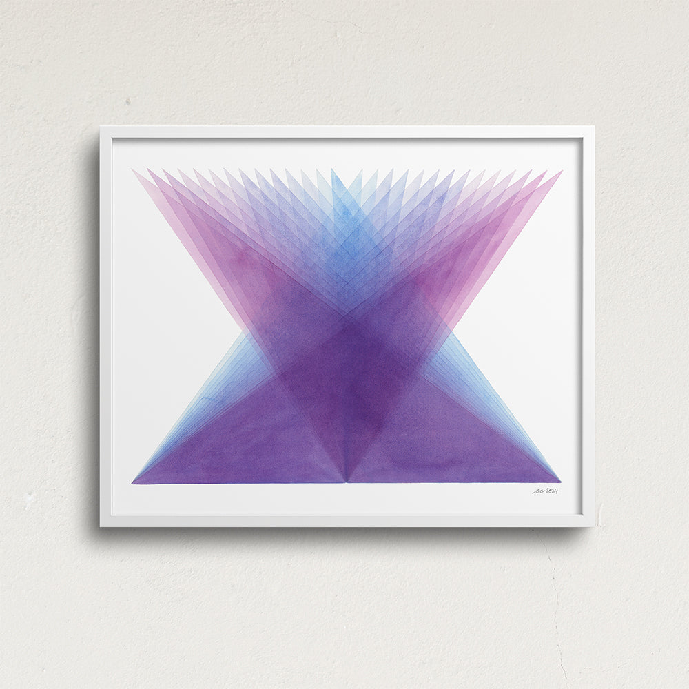 "Rise Above" Modern Watercolor Art Print