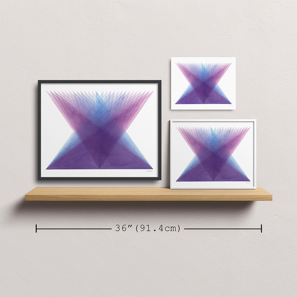 "Rise Above" Modern Watercolor Art Print
