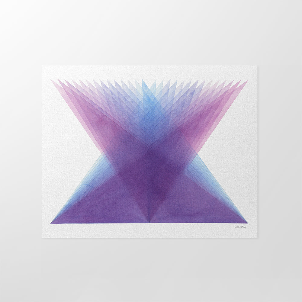 "Rise Above" Modern Watercolor Art Print